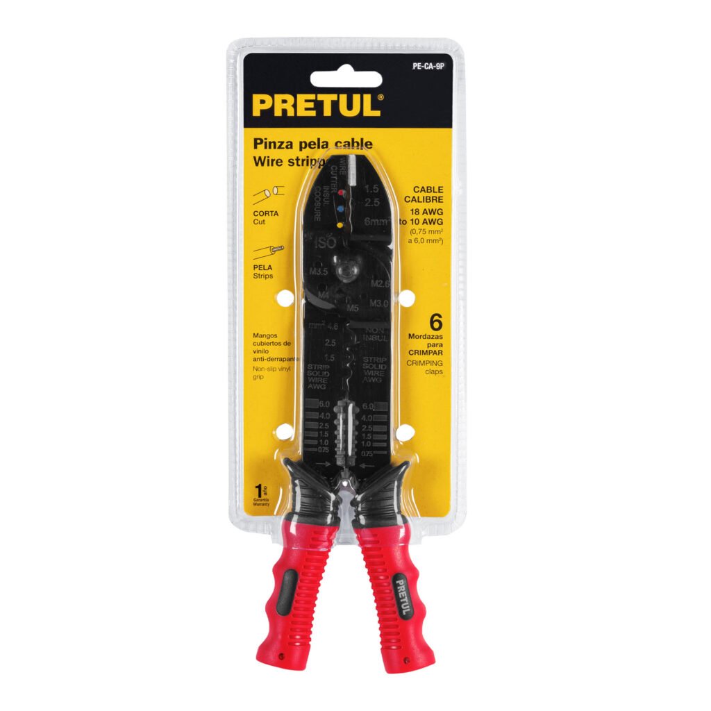 Pinza Pelacable En Acero De 9"