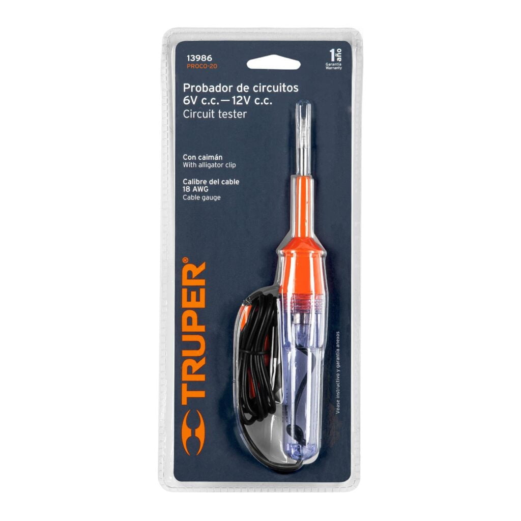 Probador De Corriente 20 Cm Truper 13986