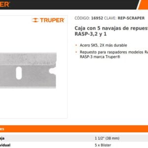 Raspador Con Navaja: imagen 3