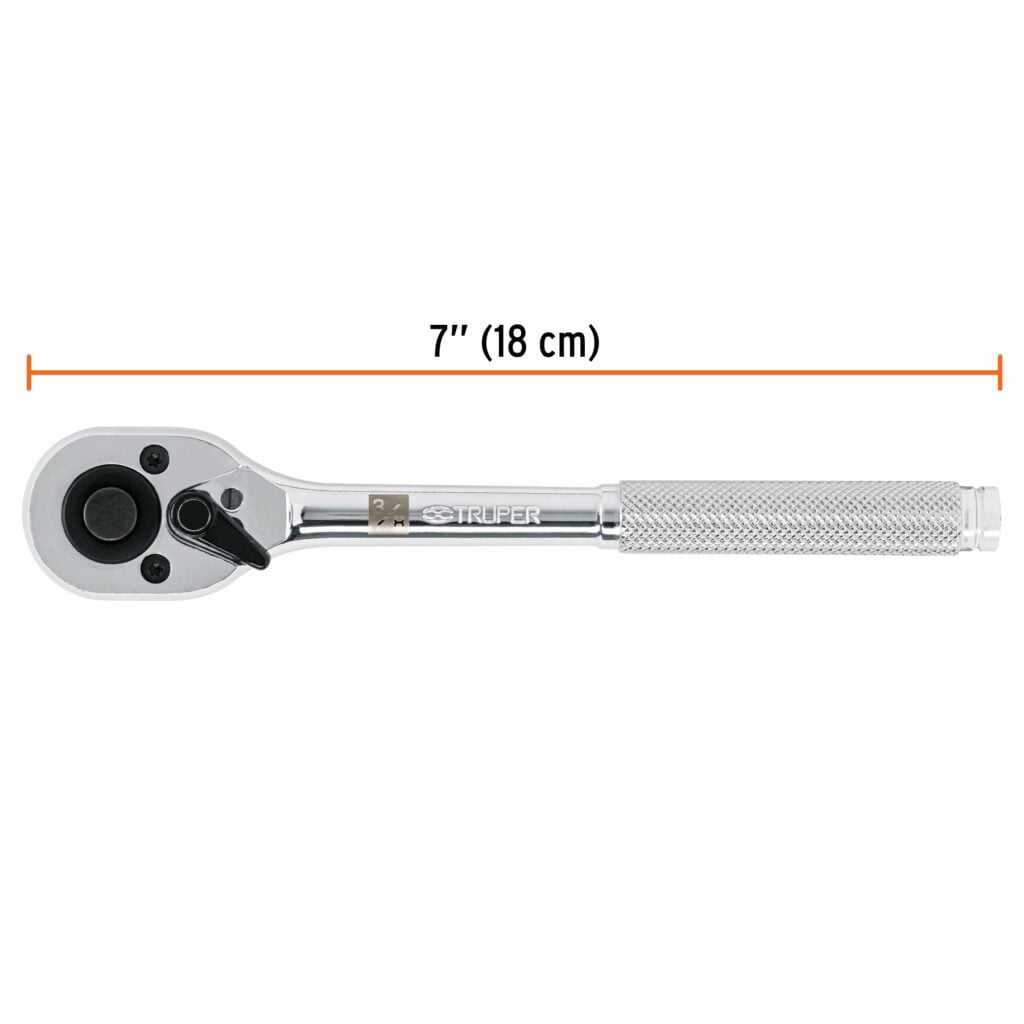 Matraca Cabeza De Pera Para Dados Cuadro 3/8