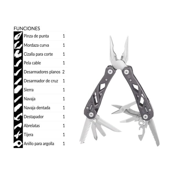 Multiherramienta Con 14 Funciones - Image 3