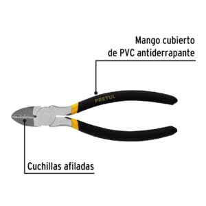 Pinza De Corte Diagonal 7": imagen 3