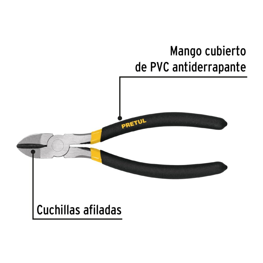 Pinza De Corte Diagonal 8"
