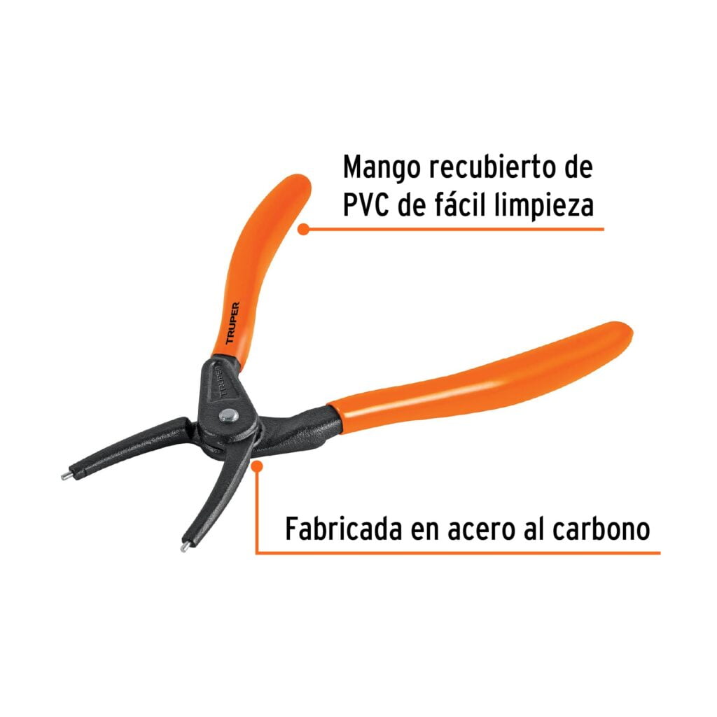 Pinza Para Candado Anillo De Retencion Truper 17361