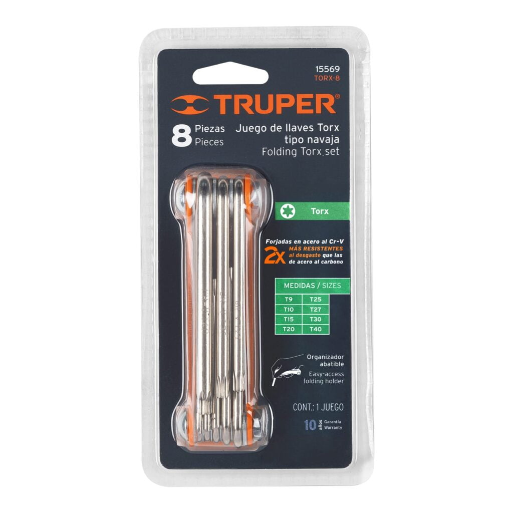 Juego De Llaves Torx Tipo Navaja