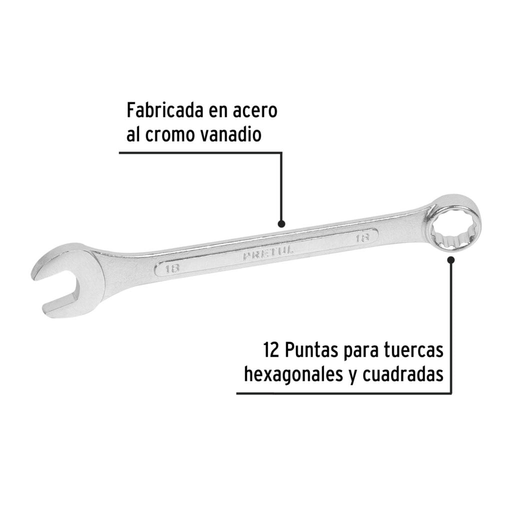 Llave Mixta 18 Mm