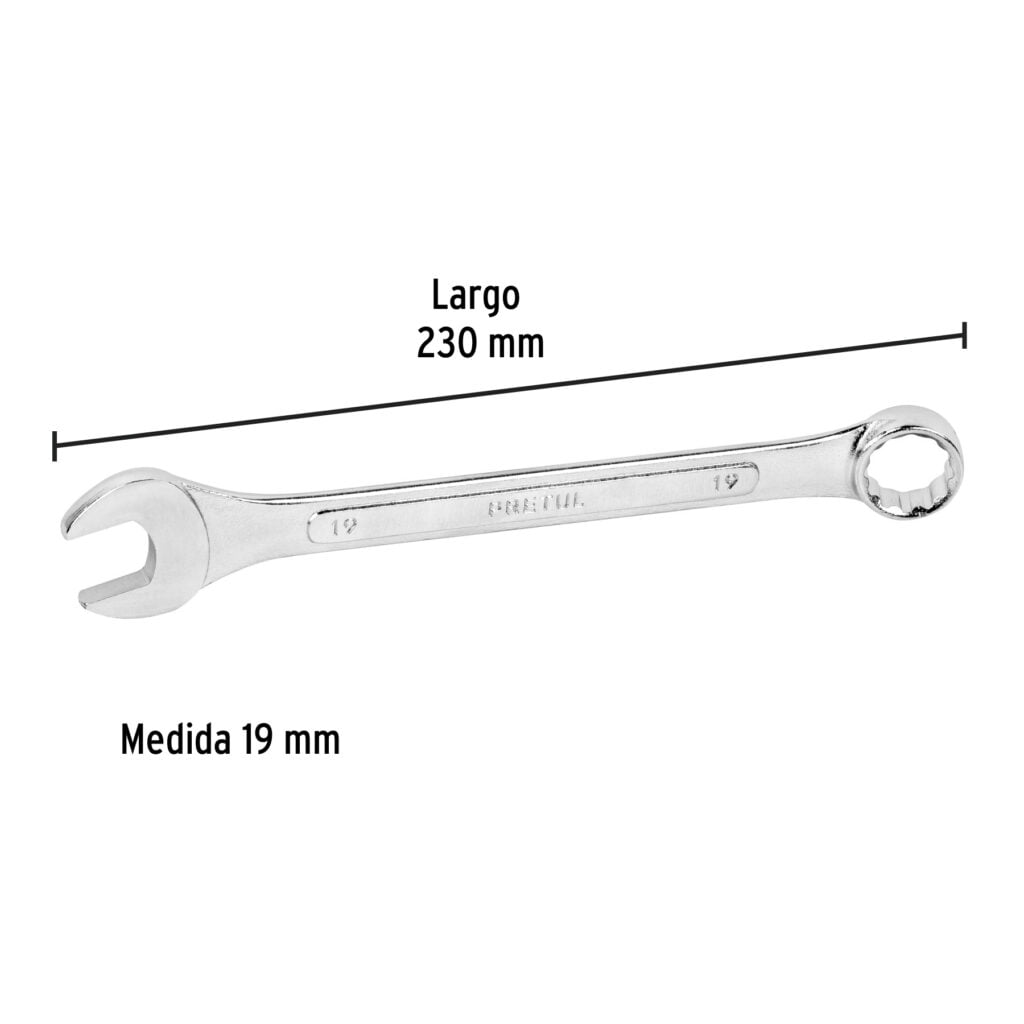 Llave Mixta 19 Mm Pretul 21913