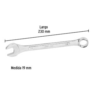 Llave Mixta 19 Mm Pretul 21913: imagen 3