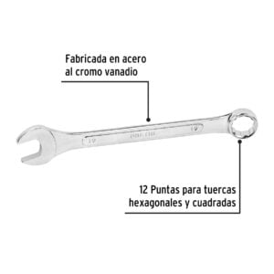 Llave Mixta 19 Mm Pretul 21913: imagen 2