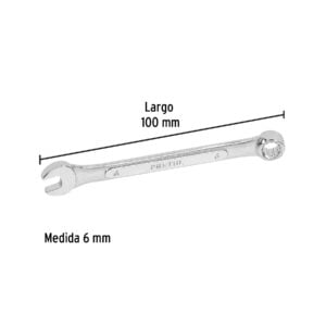 Llave Mixta 6 Mm: imagen 3