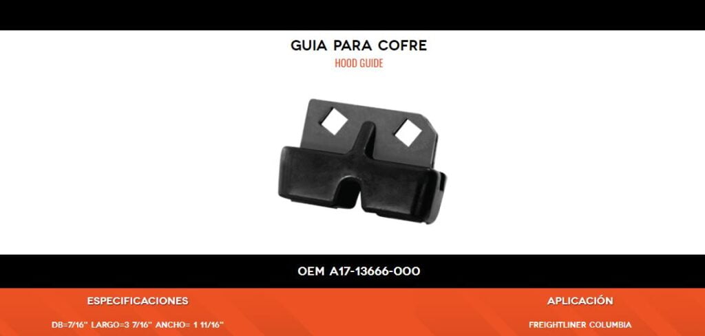 Guia Para Cofre Freightliner Columbia