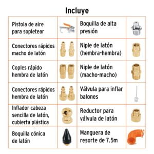 Juego De Accesorios Para Compresor De Aire: imagen 2