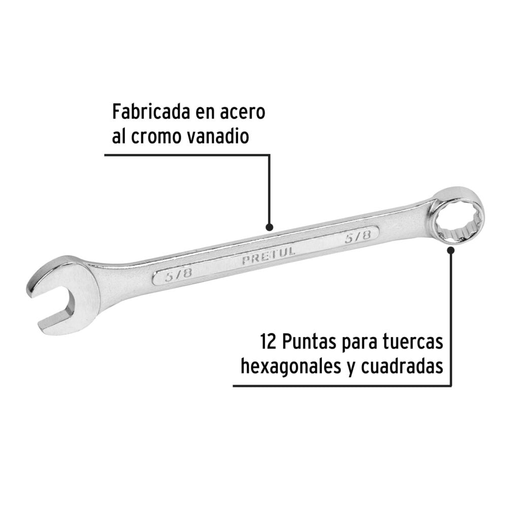 Llave Mixta 5/8 Std