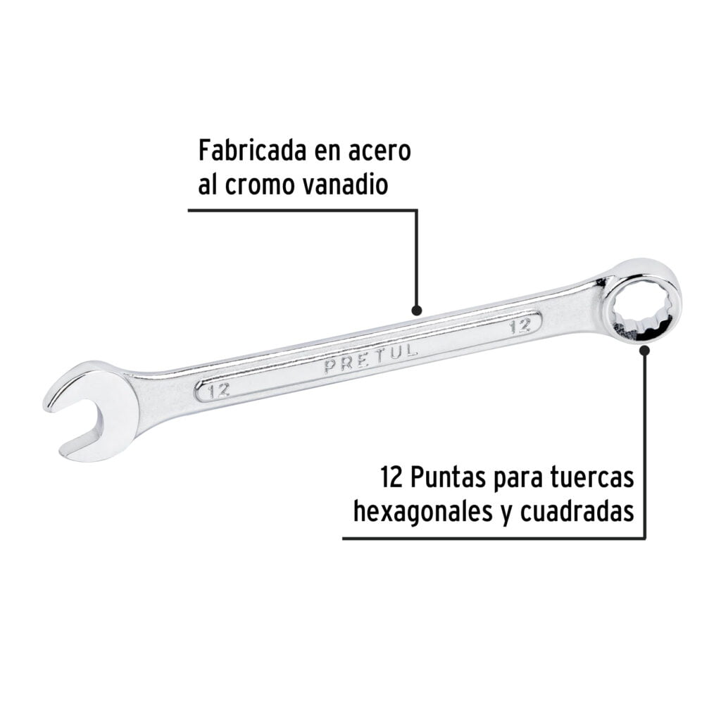Llave Mixta 12 Mm