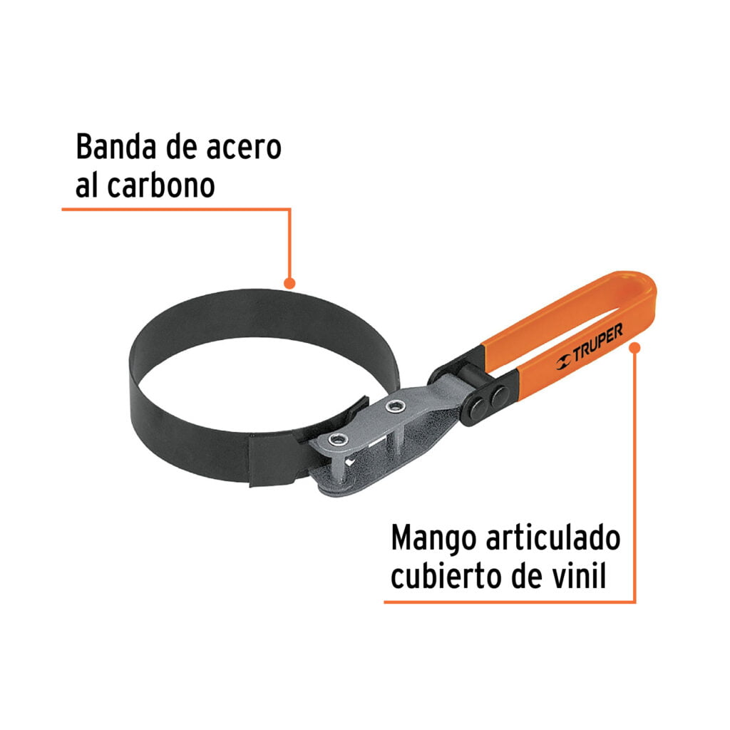 Llave Para Filtro De Aceite 3 1/4 - 3 3/4