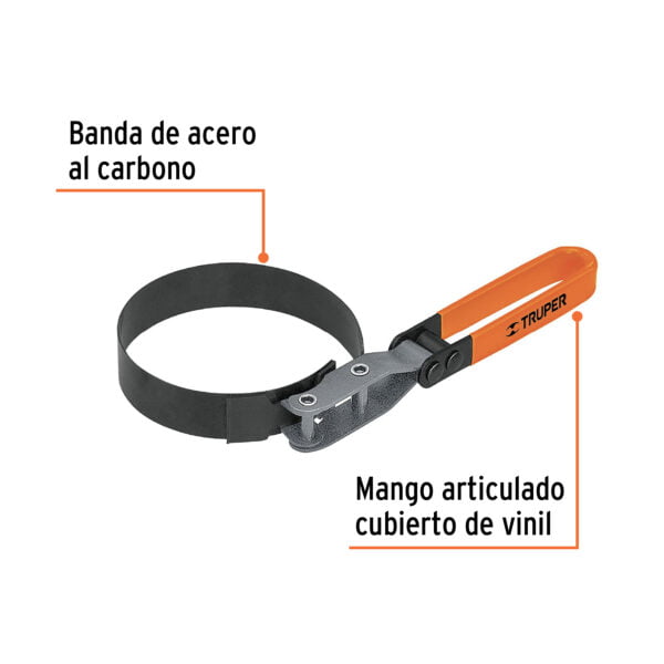 Llave Para Filtro De Aceite 3 1/4 - 3 3/4 - Image 3