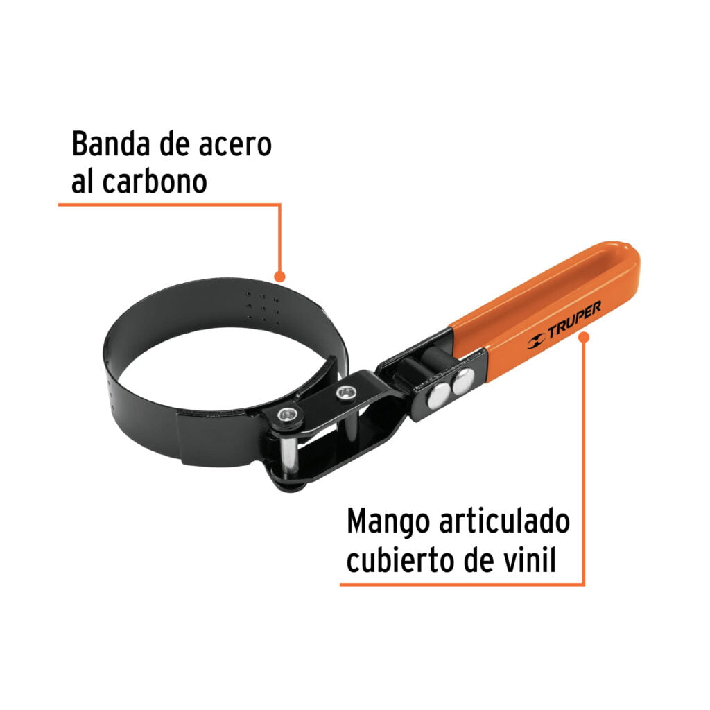 Llave Para Filtro De Aceite 2 1/2 - 3 1/4