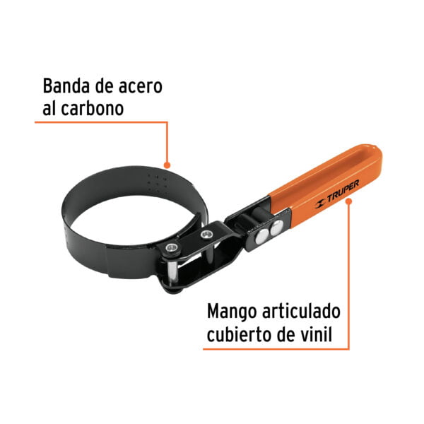 Llave Para Filtro De Aceite 2 1/2 - 3 1/4 - Image 2