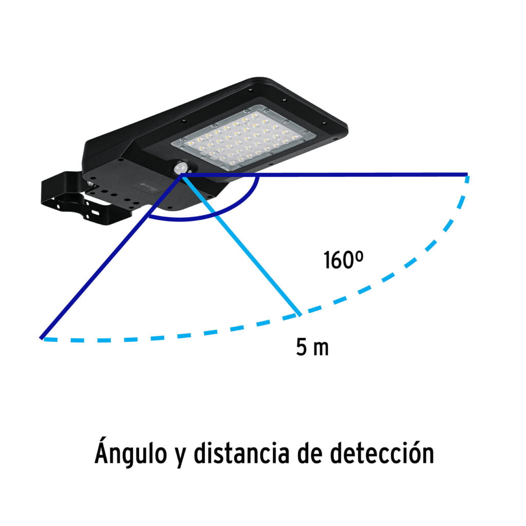 Luminario Suburbano Led 15W Con Panel Solar