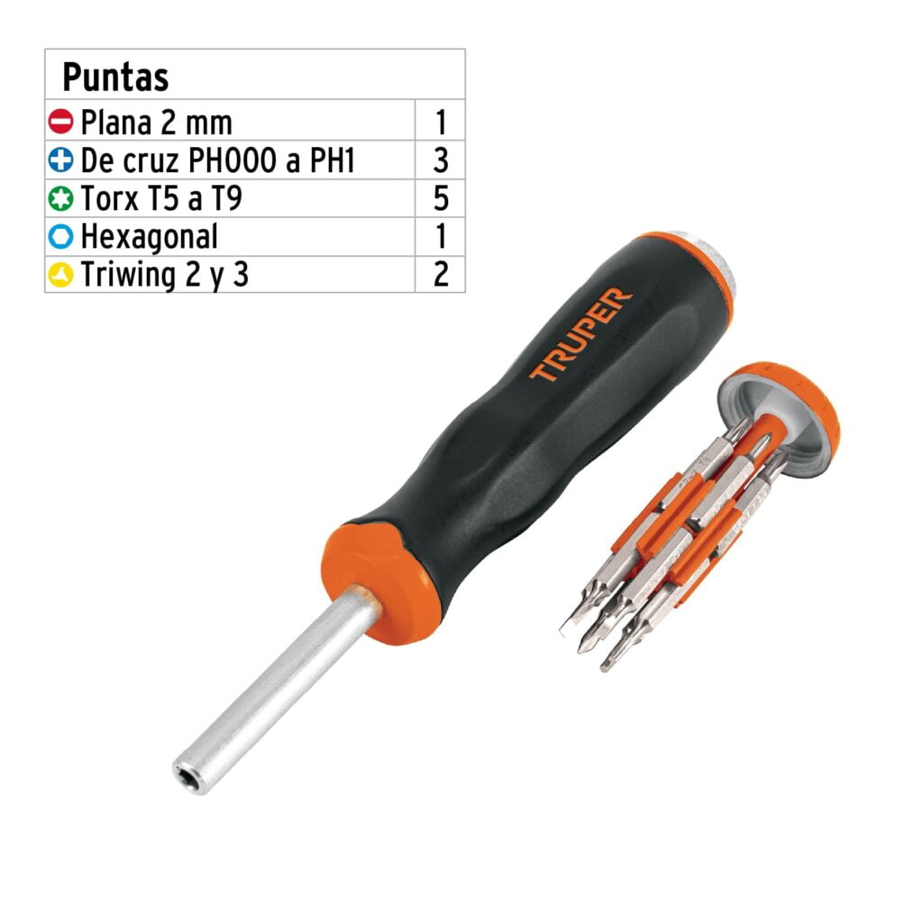 Desarmador De Joyero Multi Puntas 12 En 1