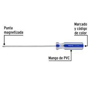 Desarmador De Cruz O Estrella 1/4 X 8": imagen 2