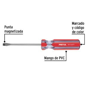 Desarmador Plano 1/4 X 4": imagen 2