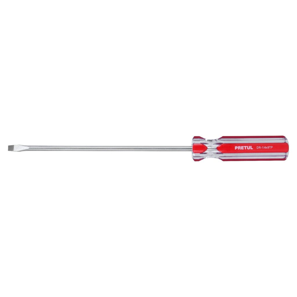 Desarmador Plano Pretul 1/4 X 8"