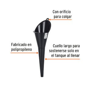 Embudo De Plástico 250 Ml: imagen 2