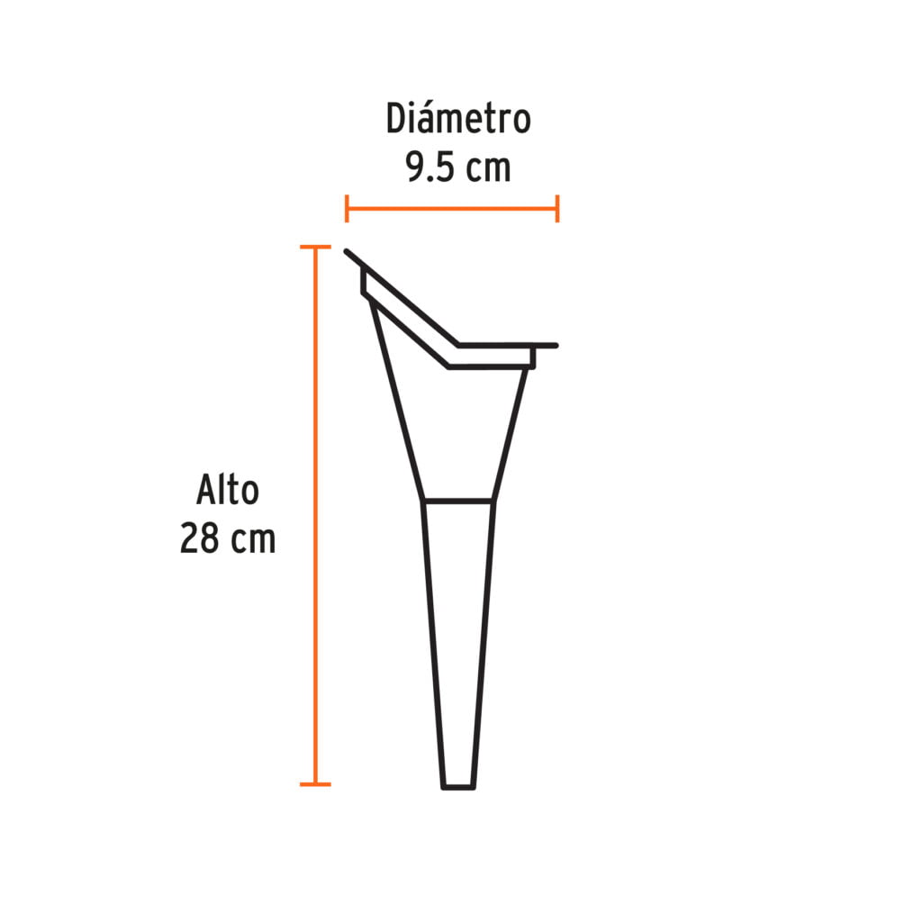 Embudo De Plástico 250 Ml