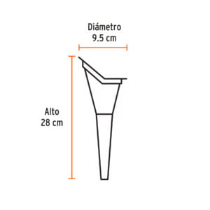 Embudo De Plástico 250 Ml: imagen 3