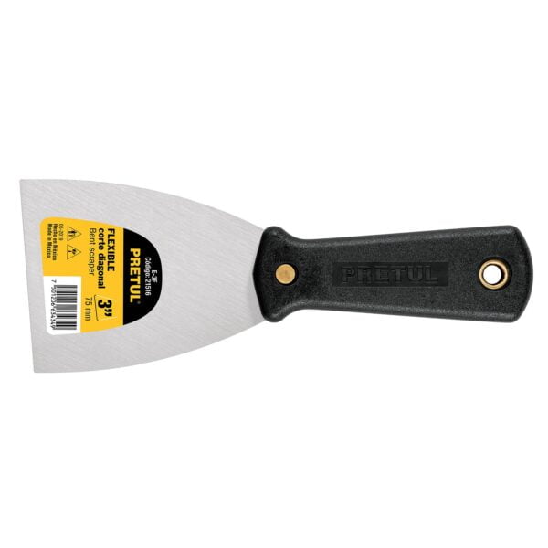 Espátula Flexible De 3" Con Mango De Plástico