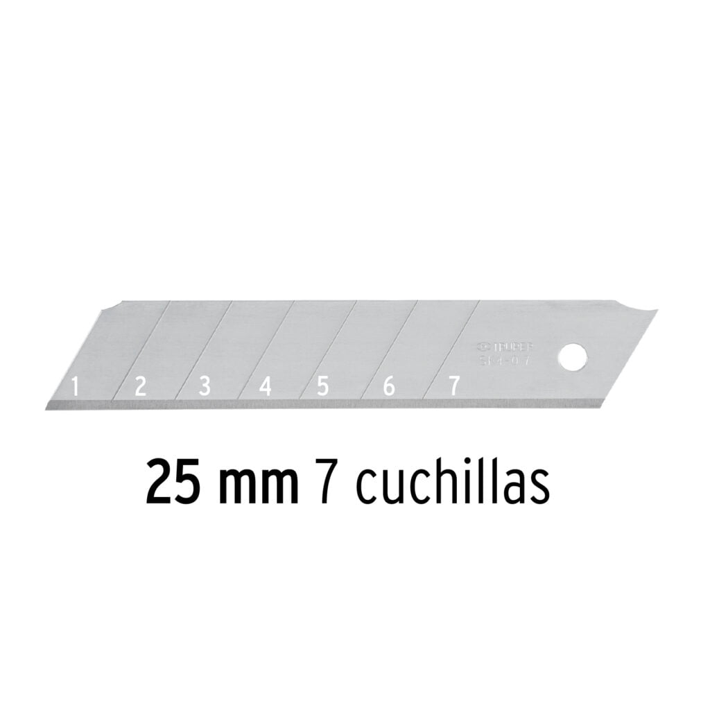 Estuche Con 10 Cuchillas Sk4 De 25Mm Para Cutter