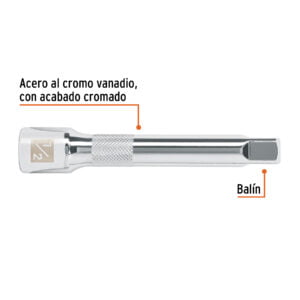 Extensión De 5" Matraca Cuadro De 1/2: imagen 3