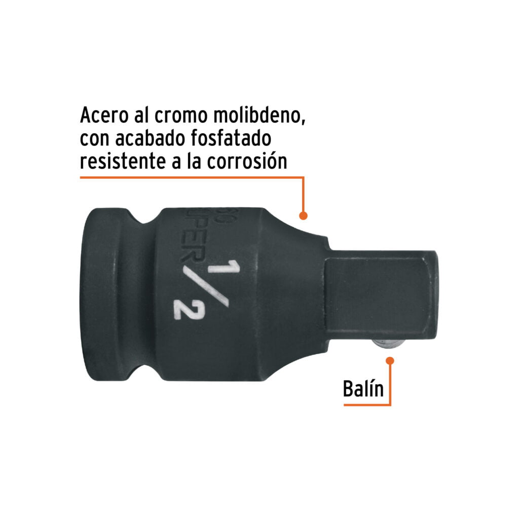Extensión De Cuadro 1/2 De Impacto Largo 2"