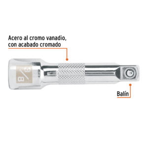Extensión De 3" Para Matraca De Cuadro 3/8: imagen 2