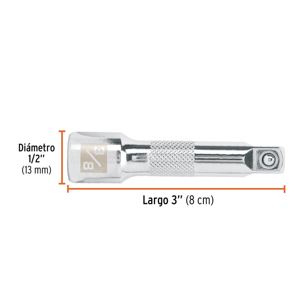 Extensión De 3" Para Matraca De Cuadro 3/8
