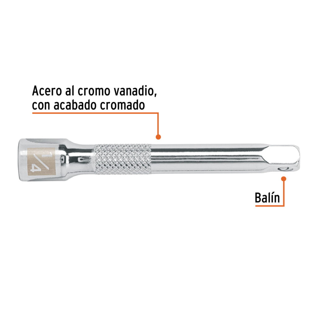 Extensión De 3" Para Matraca De Cuadro 1/4