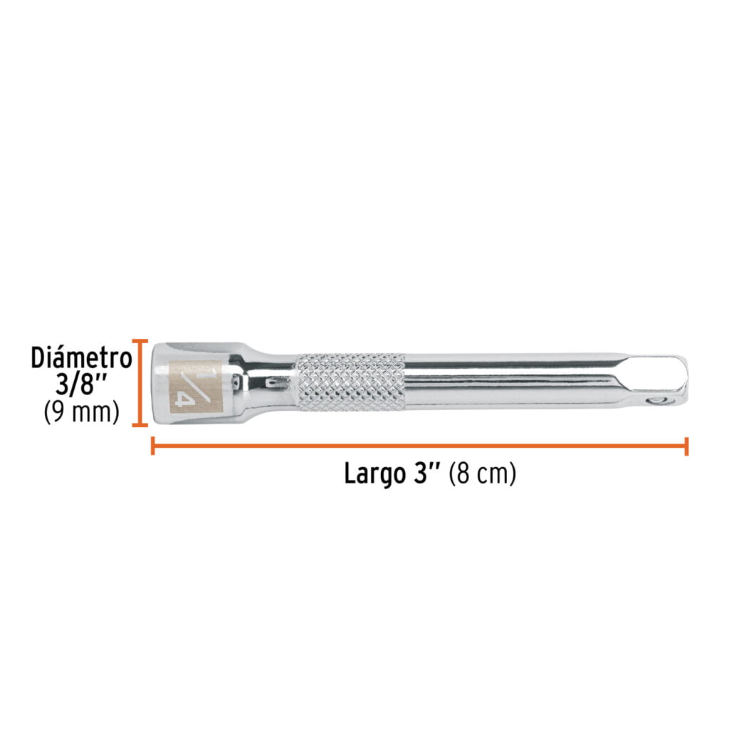 Extensión De 3" Para Matraca De Cuadro 1/4