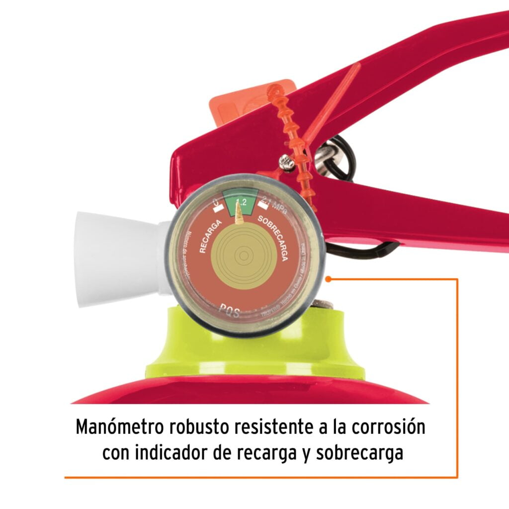 Extintor Recargable Portátil 1 Kg