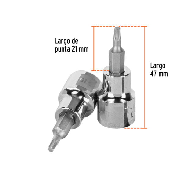 Dado De Punta Torx T-15 Cuadro 3/8 - Image 2