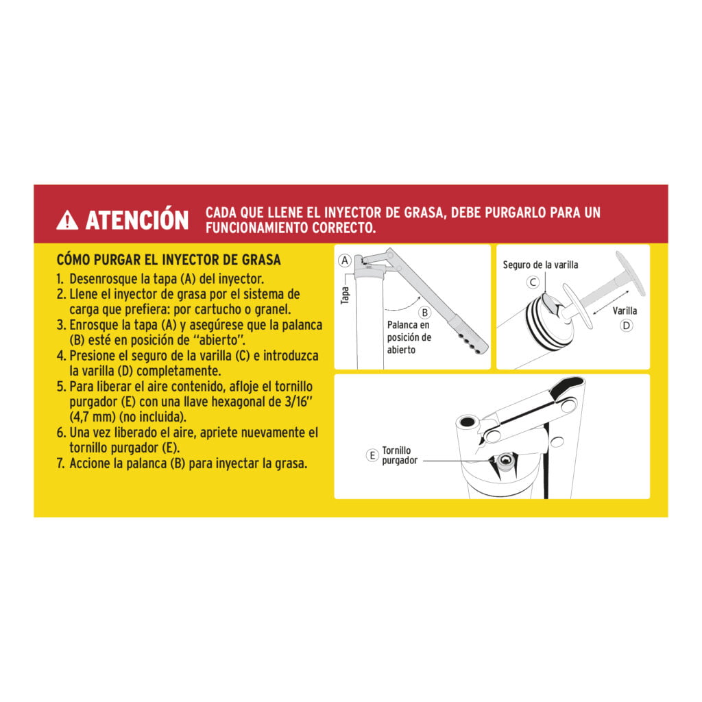 Inyector De Grasa O Grasera De Mano 14Oz