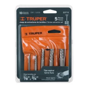 Juego Con 5 Extractores De Tornillos