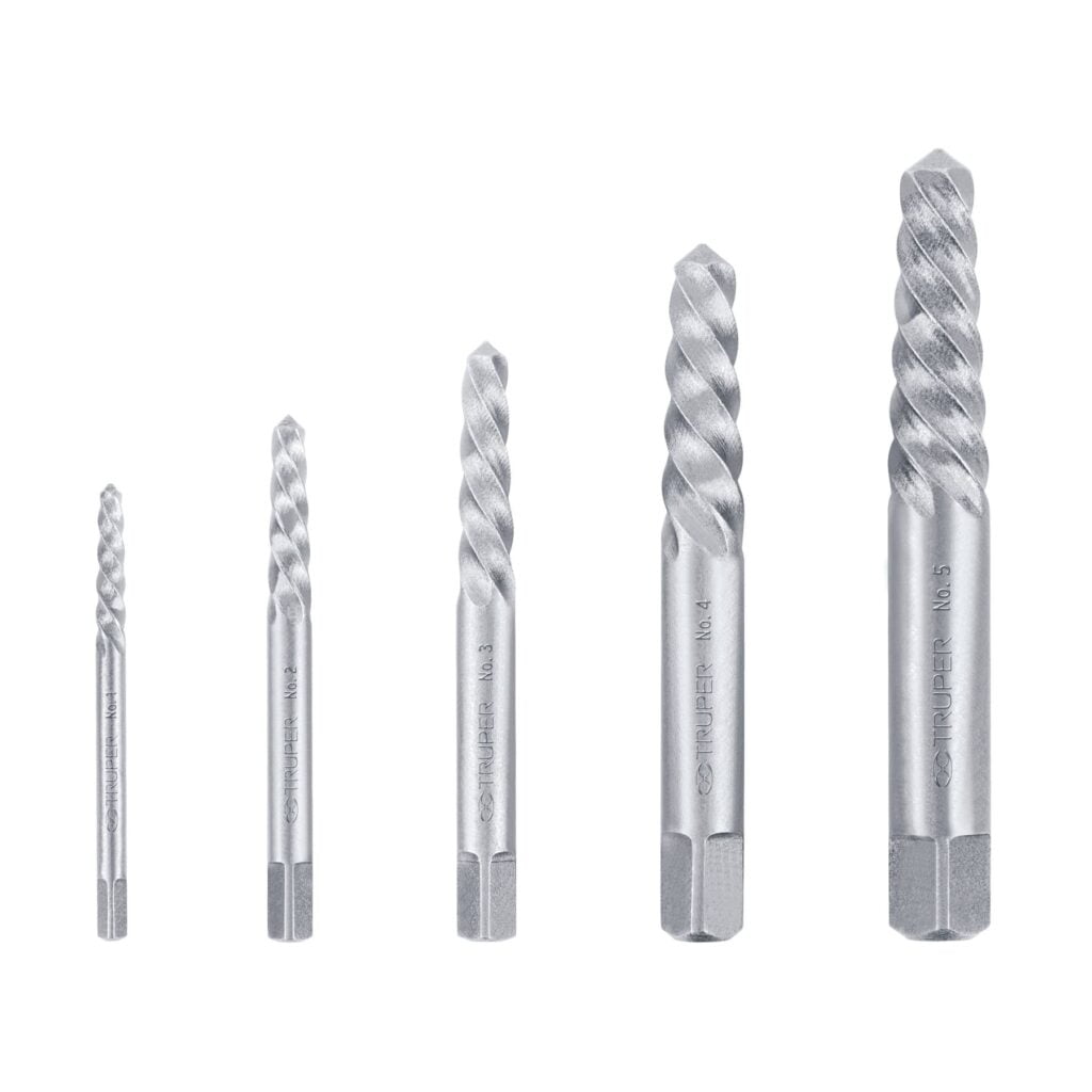 Juego Con 5 Extractores De Tornillos