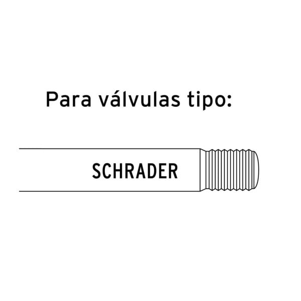Inflador Calibrador Cabeza Doble Profecional 1/4 Npt - Image 3
