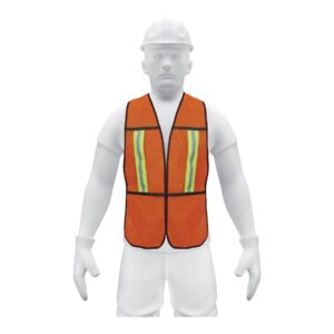 Chaleco De Seguridad Naranja Paquete Con 5 Piezas