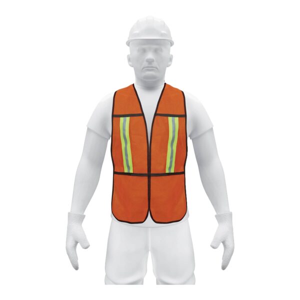 Chaleco De Seguridad Naranja Paquete Con 5 Piezas