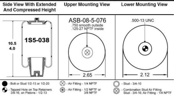 Bolsa De Aire Para Cabina O Asiento Gac7081-A