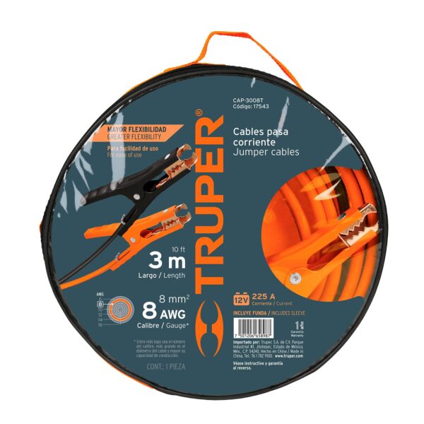 Cables Pasa Corriente Truper De 3M - Image 2