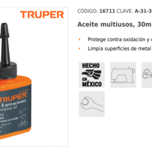 Aceite Multiusos 3 En 1 30 Ml Truper: imagen 3