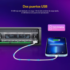 Autoestéreo Mp3 Bt Car Mp3 Player: imagen 9